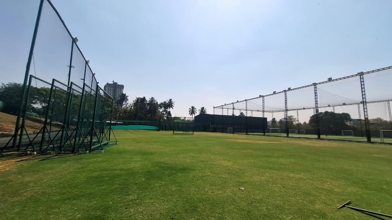 Main ground — net bays left side